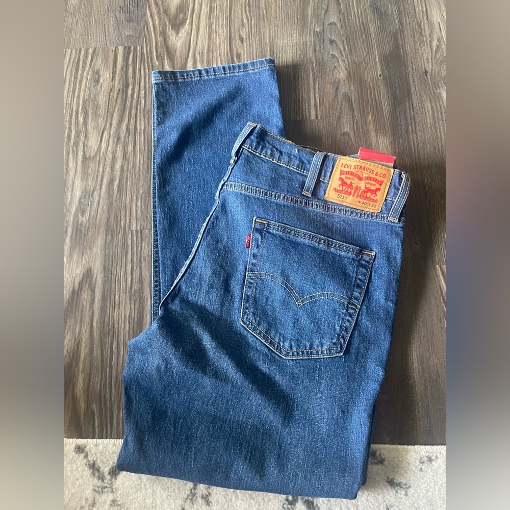 Levi's Men's Dark Blue Slim Jeans